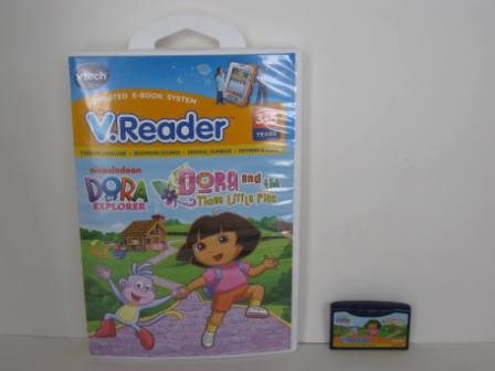 Dora and the Three Little Pigs (Boxed - no manual) - V.Reader Game